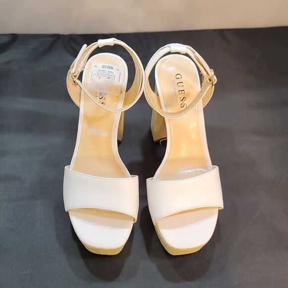 BRAND NEW GUESS PLATFORM BLOCK HEEL OPEN TOE SANDAL - Picture 2 of 12